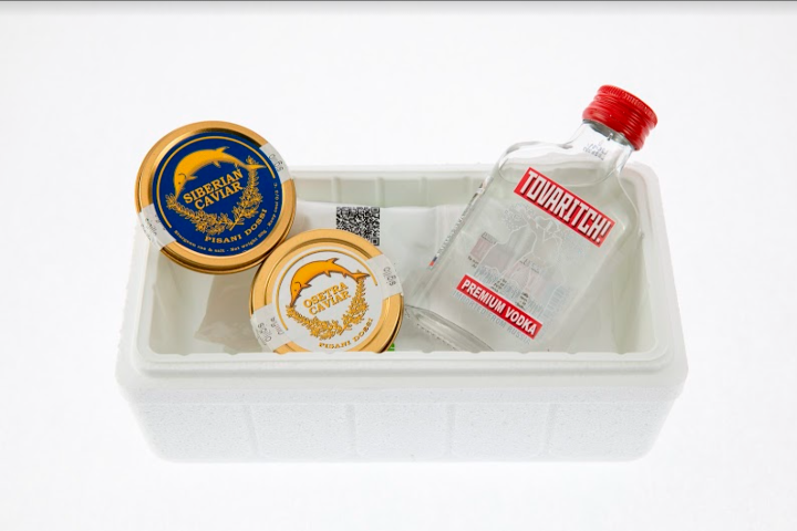 Coffret 3. 1 x 100ml + 1 x 30gr Siberien + 1 x 30gr Oscietre Dore - Tovaritch!