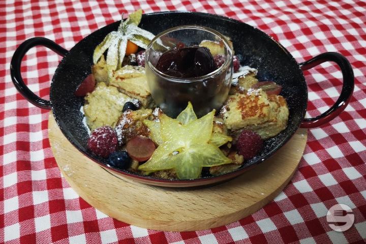Kaiserschmarren main course portion - Landhaus Steirereck