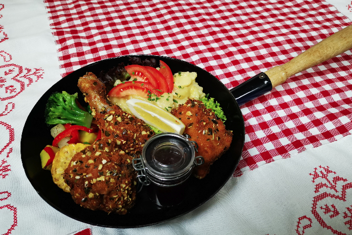 Styrian Fried Chicken - Landhaus Steirereck
