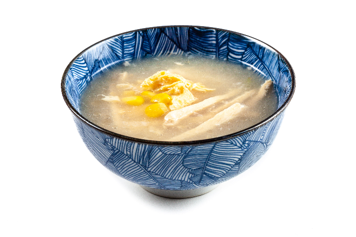 Corn and chicken soup - Tiger Sushi