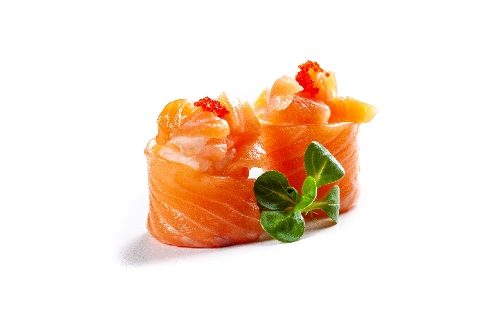 Gunkan salmon - Tiger Sushi