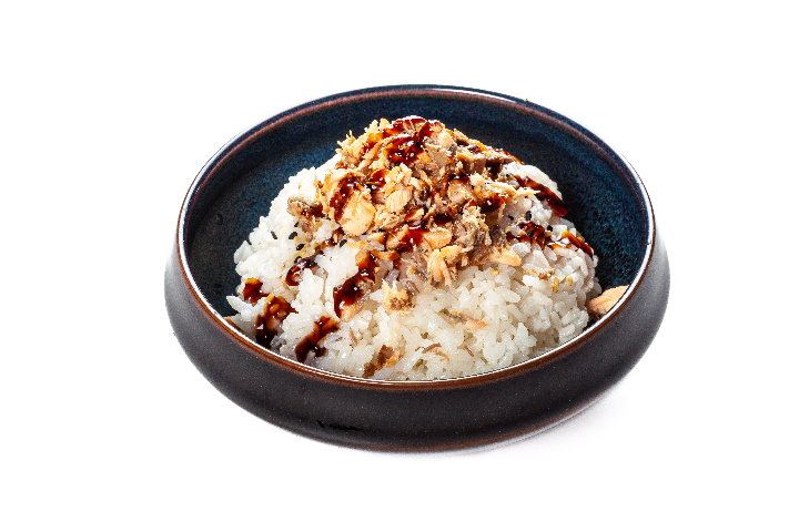 Rice with salmon teriyaki sauce - Tiger Sushi