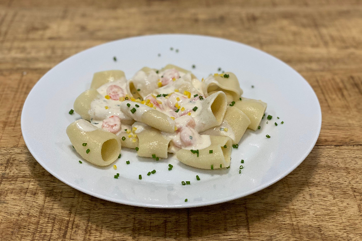 Paccheri with Shrimps - Pastitalia