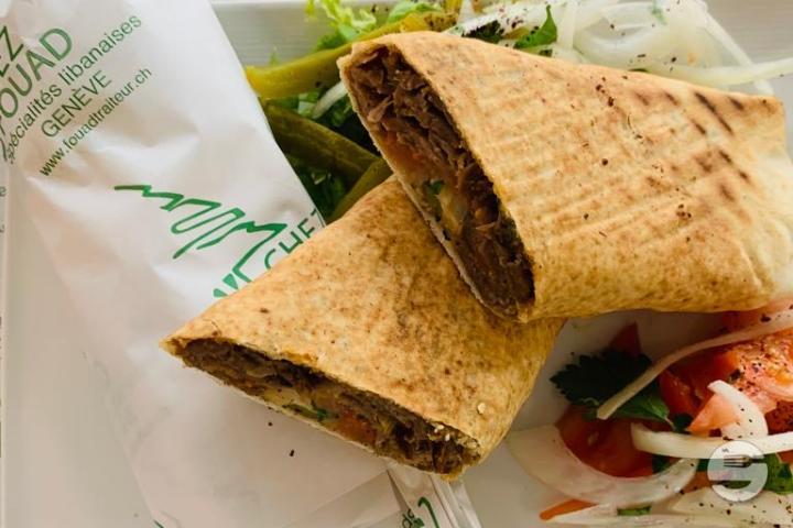 Lamb Shawarma Sandwich - Fouad Le Snack