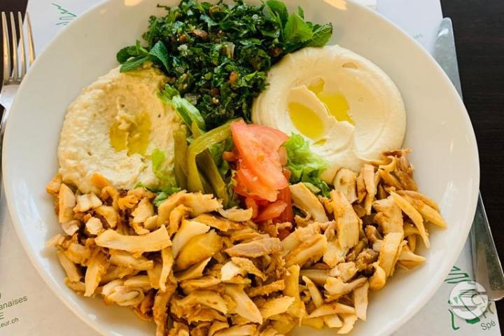 Chicken Shawarma Plate - Fouad Le Snack