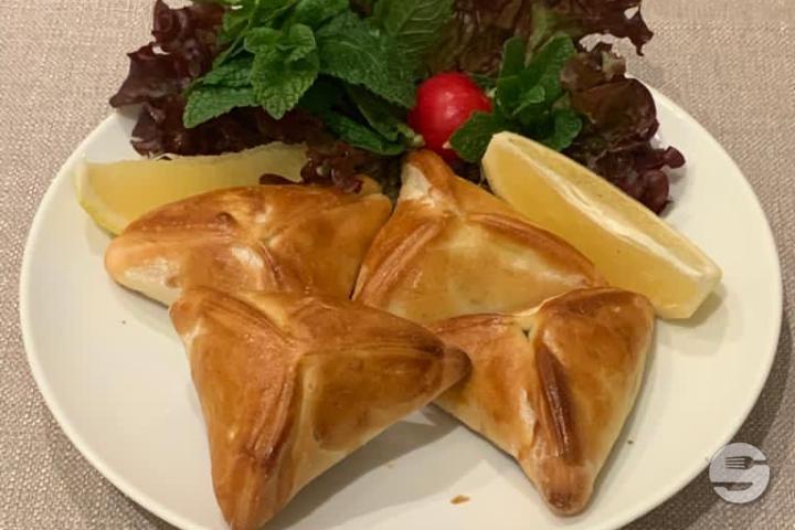 Spinach Fatayers - Chez Fouad Restaurant
