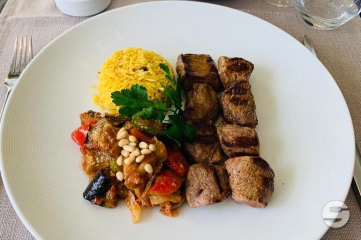 Lamb Skewers - Chez Fouad Restaurant
