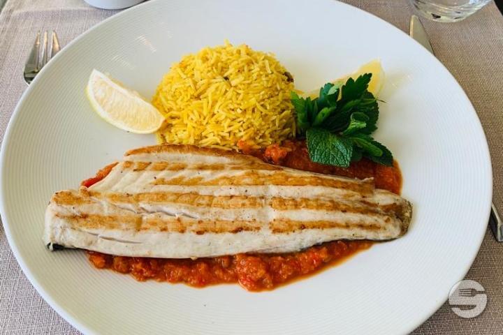 Sea Bass Fillet - Chez Fouad Restaurant
