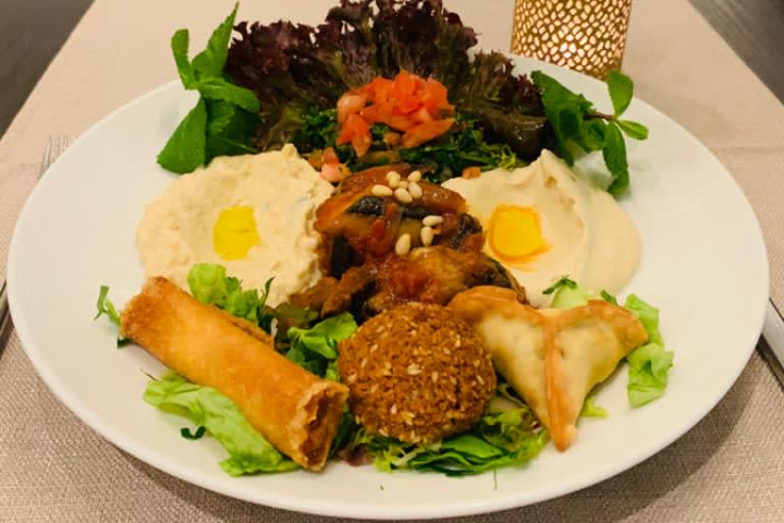 Vegetarian Plate - Chez Fouad Restaurant