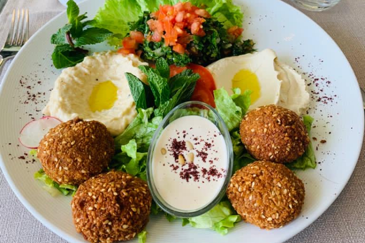 Falafel Plate - Chez Fouad Restaurant