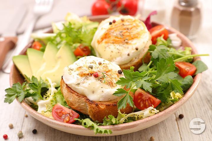 Salade Chèvre Chaud Plat - O'les Terrasses du Lac