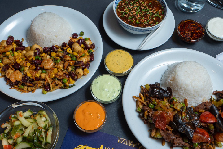 Fleischtrio Dschingis - Dschingis Mongolian Barbecue