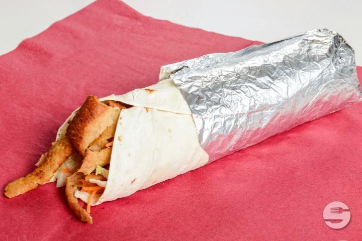 Kebab in flatbread - Andromeda Pizza & Kebab