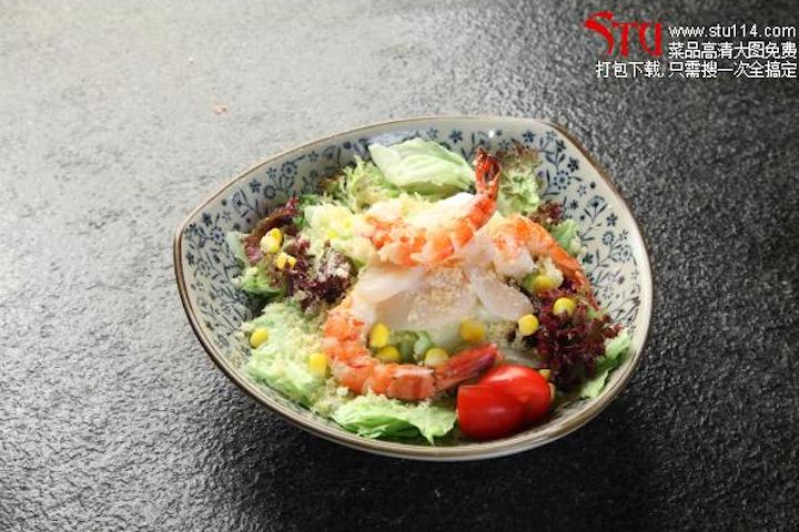 06. Salade de Crevettes - Les 4 Marronniers