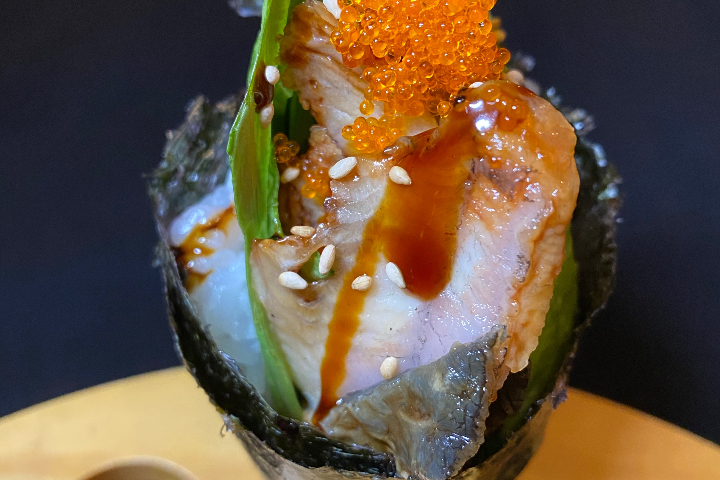 57A. Temaki Anguille Fumé - Les 4 Marronniers