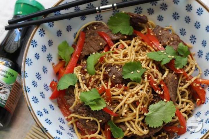 131. Nouilles Sautées au Boeuf - Les 4 Marronniers