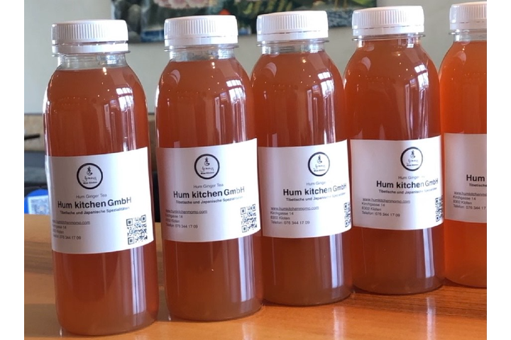 Homemade Ginger Apple Tea - Hum Kitchen