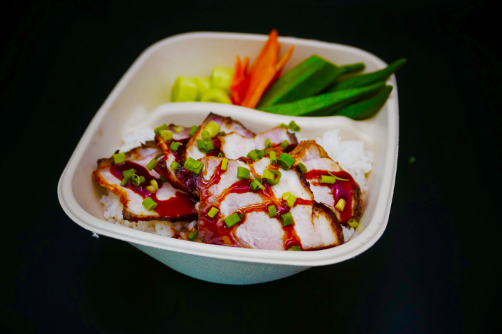 Charsiu bento 叉烧饭 - LÈ Cuisine