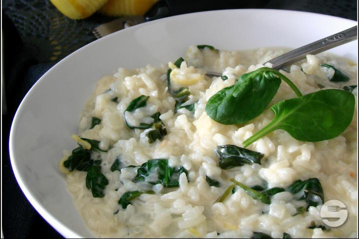 Green Lemon Risotto, Vegetable Skewer and Rocket - Le Chalet des Bains