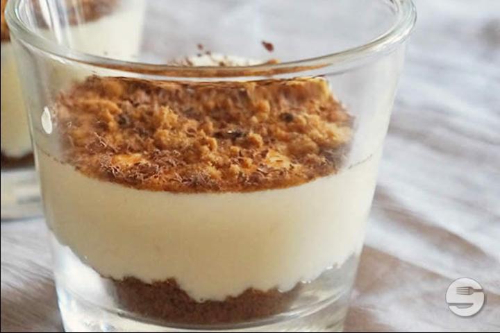 Verrine of Speculos and its Lemon Mousse - Le Chalet des Bains