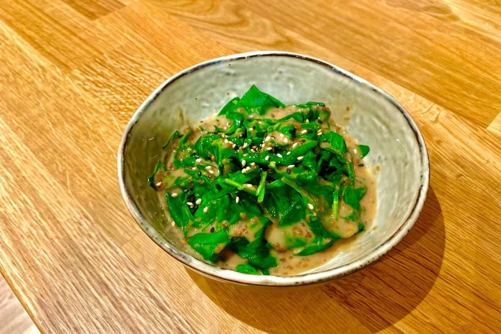 Épinards au Sauce Sésame - Yii Ramen