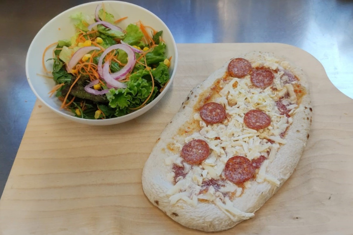 Pizza Margherita - Le Café Dessiné