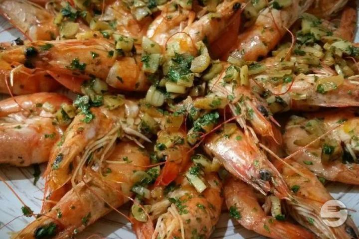Oven-Baked Prawns - Restaurant Pizzeria du Commerce