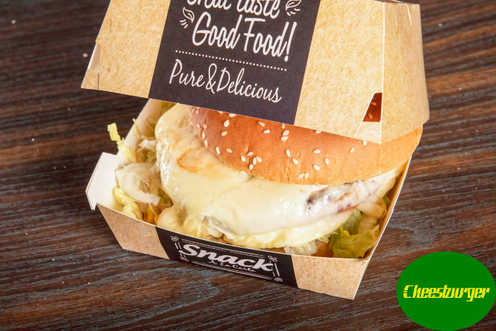 Cheeseburger aus Rindfleisch - Restaurant Tramway
