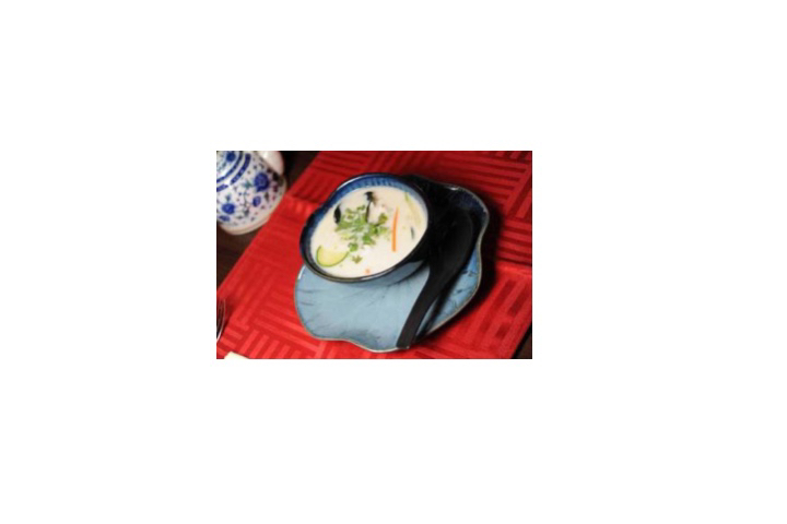 Tom ka gai soup (chicken) - ASC Asia Style Cooking