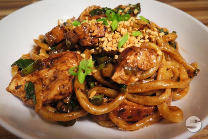 34a. Nouilles Udon Sautées au Poulet - Sushi Kaiten