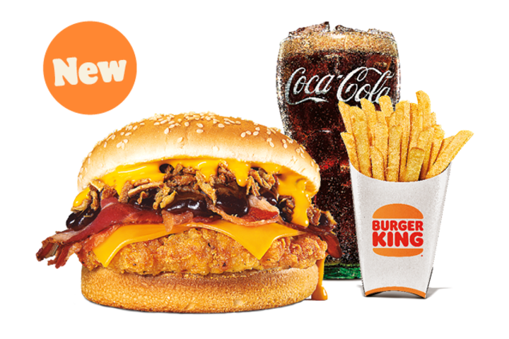 Crazy Cheese BBQ Chicken Menu - Burger King