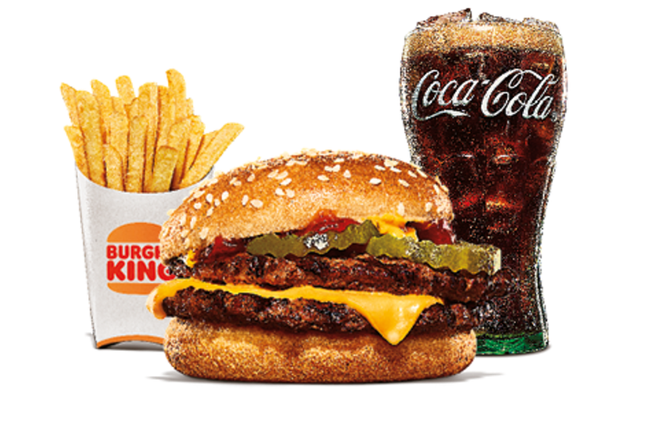 Double Cheeseburger Menu - Burger King