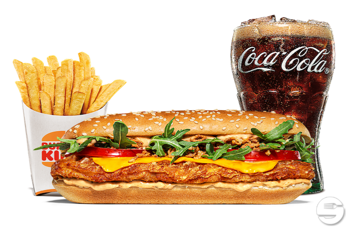 Long Cajun Veggie Menu - Burger King