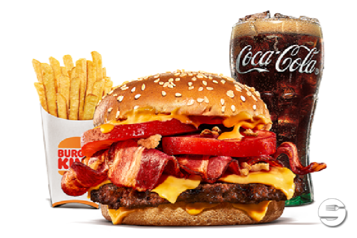 Duo Bacon Cheddar Menu - Burger King