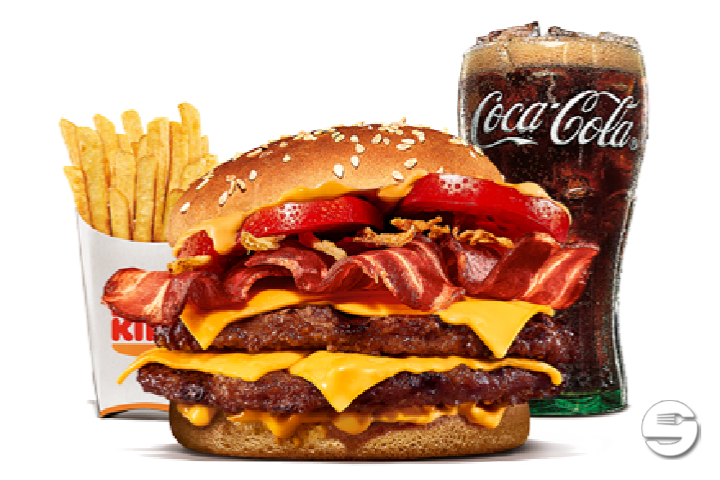 Duo Bacon Cheddar Double Menu - Burger King