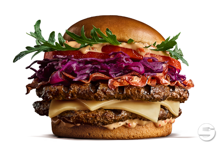 The Whiskey Burger Double - Burger King