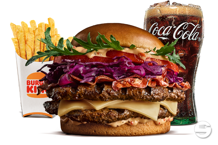 The Whiskey Burger Double Menu - Burger King