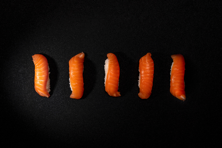 Salmon Nigiri - Tiny Fish Sonnegg