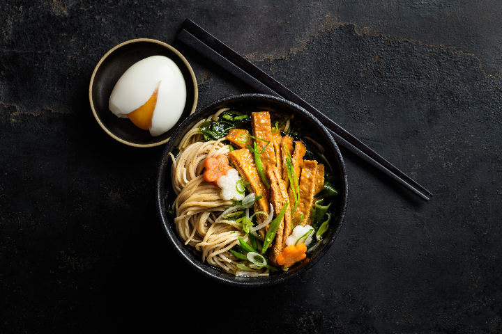 Inari Tofu Udon Noodle Soup - Sora Sushi