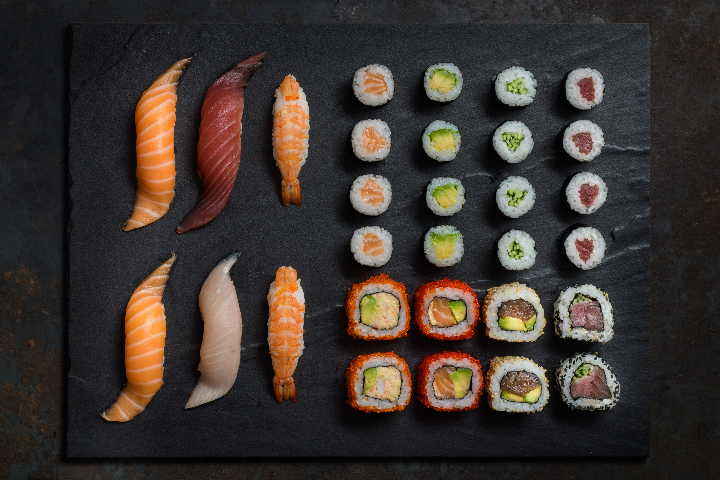 Sushi Kreation unserer Chef`s 20 Stk. bis 40 Stk. - Sora Sushi