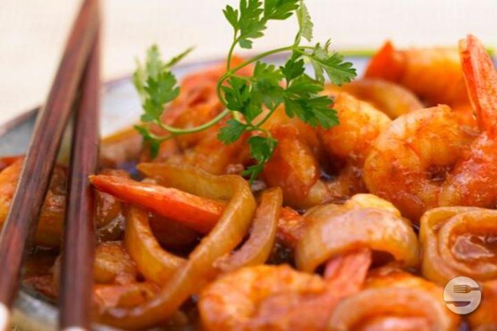 81. Crevettes à la Sauce Aigre-Douce - Nihao Mauborget