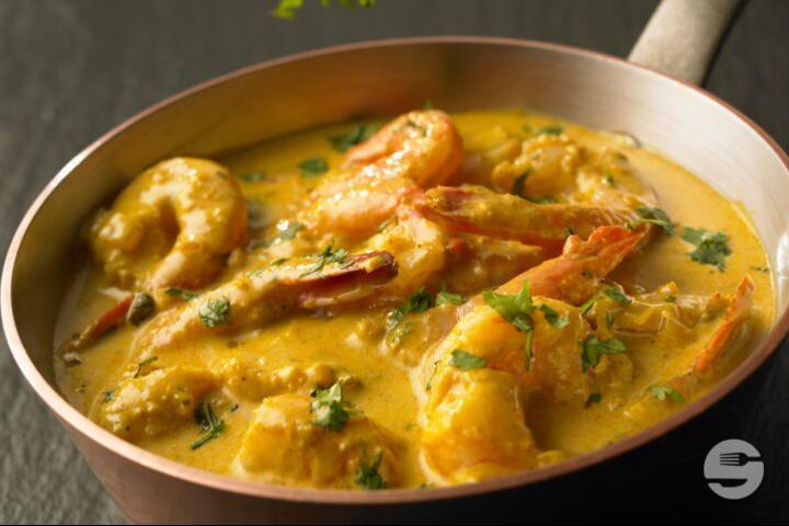 82. Crevettes au Curry Jaune - Nihao Mauborget