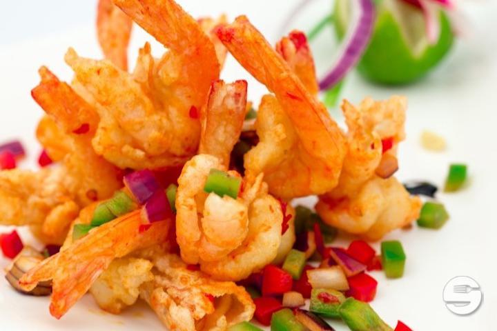 88. Crevettes au Sel et Poivre - Nihao Mauborget