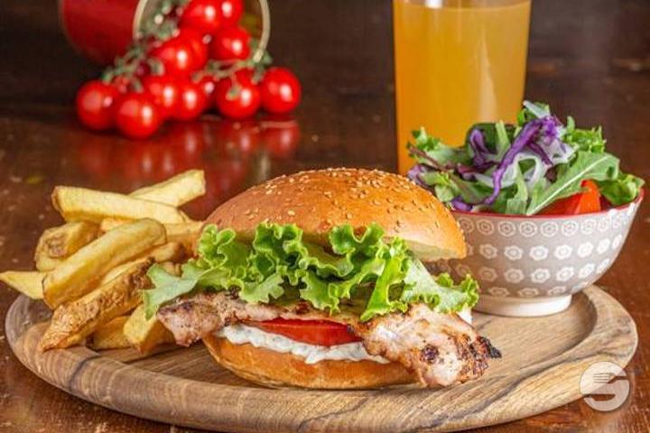 Burger de Poulet - Antipasto