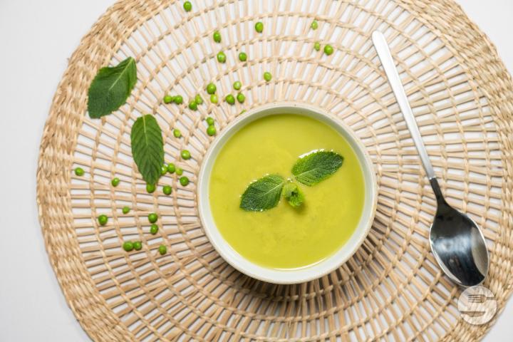 Gaspacho Petits Pois Menthe - Aimé Pouly - Vevey