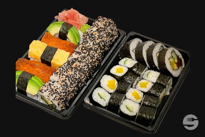 Maki/Nigiri VEGI plate large - Yen's Sushi & Asian Cuisine