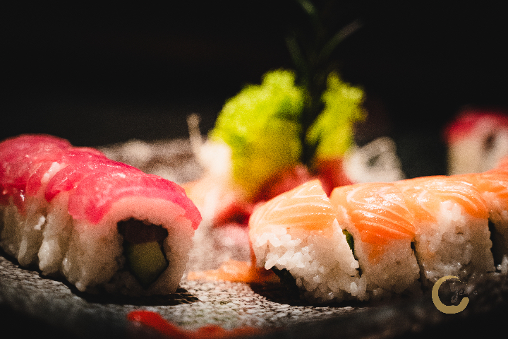 Rainbow Yen's Special Roll - Yen's Sushi & Asian Cuisine