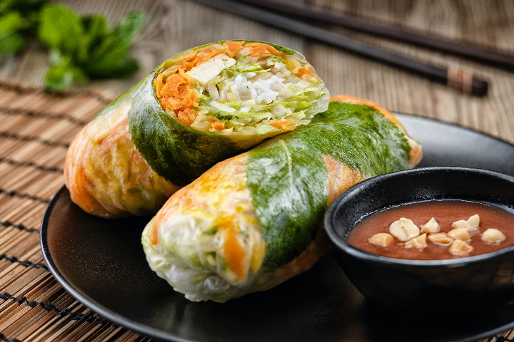 GỎI CUỐN CHAY - Nón Lá