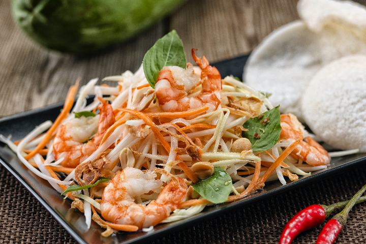 GỎI ĐU ĐỦ - Nón Lá