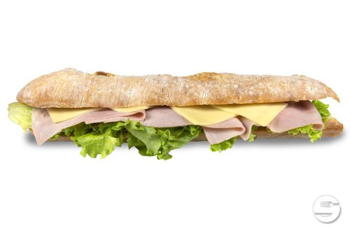 Sandwich baguette jambon fromage - Plainpalais Restaurant